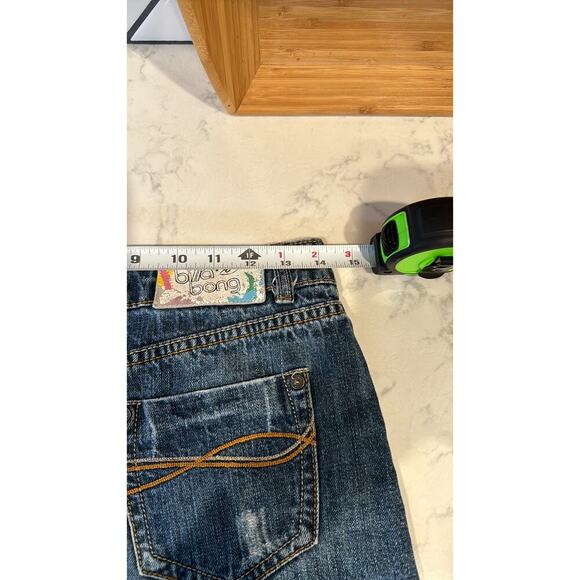 Billabong Juniors The Mini Denim Skirt Size 1 Y2K micro mini grunge no doubt - Picture 6 of 7